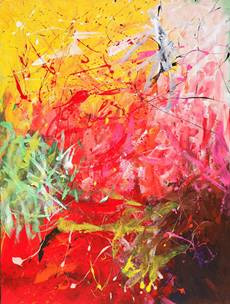 abstract painting by Geoff Pocock