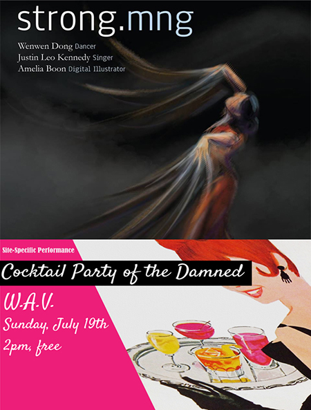 poster of Strong.mng and Cocktail Party of the Damned