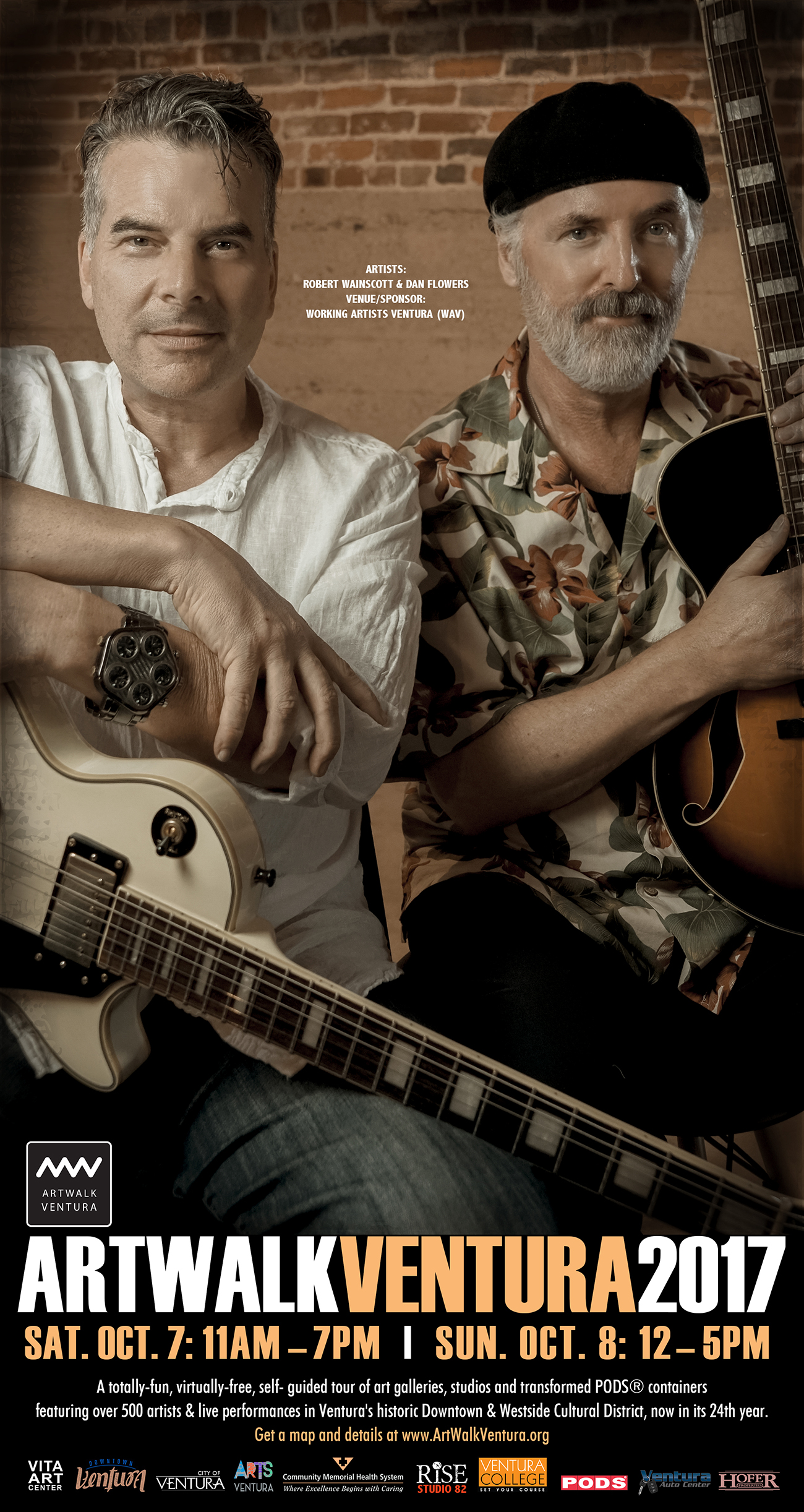 poster for artwalk at wav