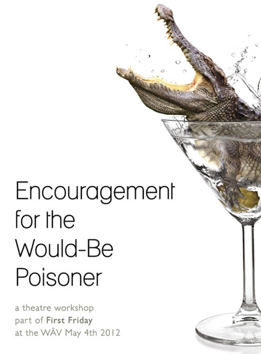 Poster for First Friday event